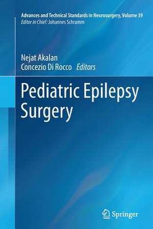 Pediatric Epilepsy Surgery de Nejat Akalan