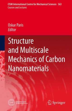 Structure and Multiscale Mechanics of Carbon Nanomaterials de Oskar Paris