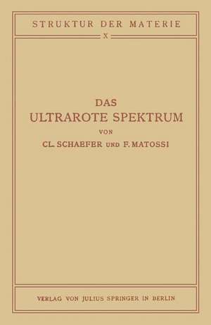 Das Ultrarote Spektrum de NA Schaefer