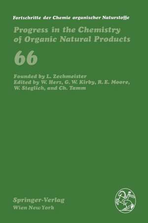 Fortschritte der Chemie organischer Naturstoffe / Progress in the Chemistry of Organic Natural Products de R.G.S. Berlinck