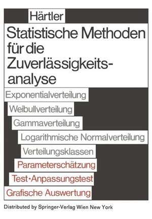 Statistische Methode für die Zuverlässigkeitsanalyse de G. Härtler