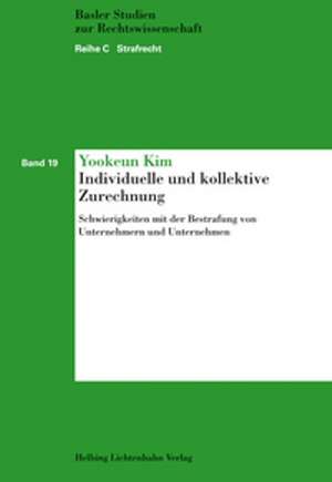 Individuelle und kollektive Zurechnung de Yookeun Kim