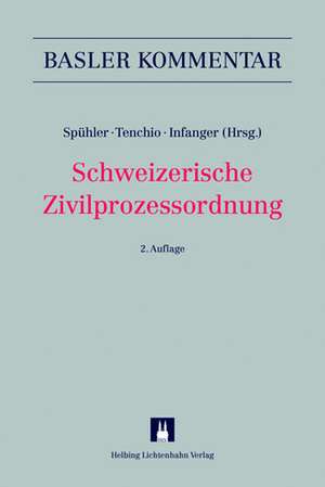 Schweizerische Zivilprozessordnung (ZPO) de Karl Spühler