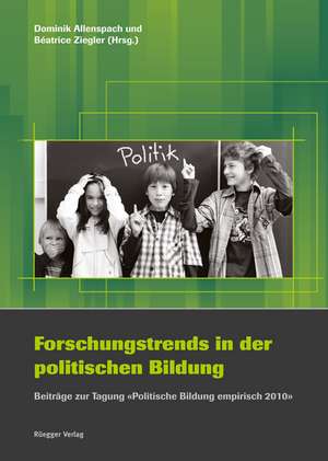 Forschungstrends in der politischen Bildung de Béatrice Ziegler