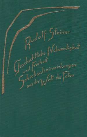 Geschichtliche Notwendigkeit und Freiheit de Rudolf Steiner