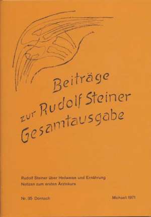 Beiträge zur Steiner Gesamtausg. Hft. 35