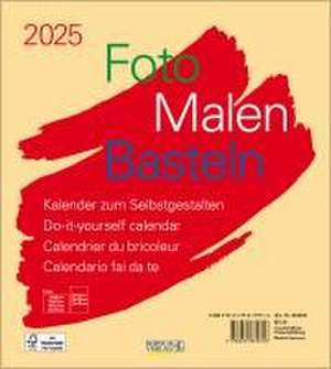 Foto-Malen-Basteln Bastelkalender beige 2025 de Verlag Korsch