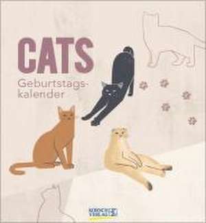 Geburtstagskalender Cats de Verlag Korsch