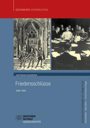 Friedensschlüsse de Hartmann Wunderer