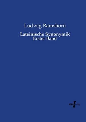 Lateinische Synonymik de Ludwig Ramshorn