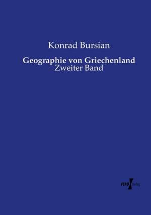 Geographie von Griechenland de Konrad Bursian