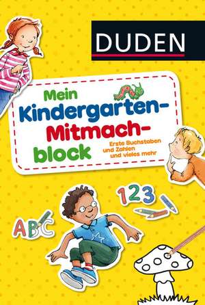 Duden: Mein Kindergarten-Mitmachblock de Christina Braun