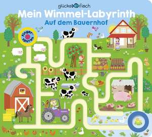 Glücksfisch: Mein Wimmel-Labyrinth: Auf dem Bauernhof de Kasia Dudziuk