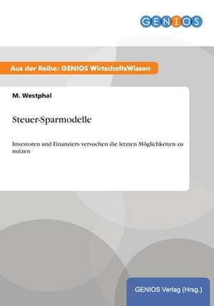 Steuer-Sparmodelle de M. Westphal