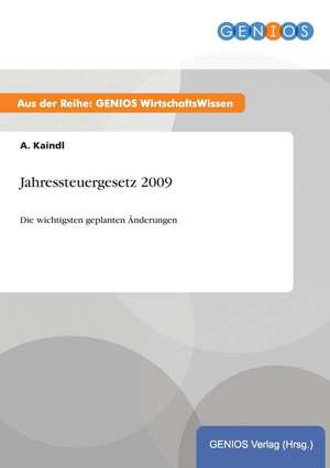 Jahressteuergesetz 2009 de A. Kaindl