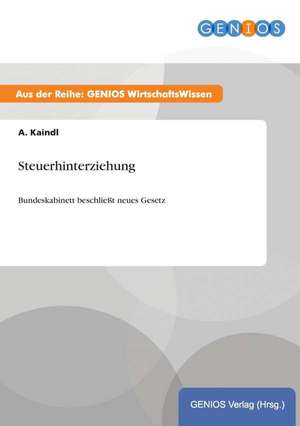 Steuerhinterziehung de A. Kaindl