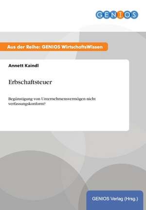 Erbschaftsteuer de Annett Kaindl