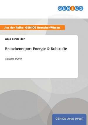 Branchenreport Energie & Rohstoffe de Anja Schneider