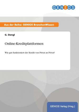 Online-Kreditplattformen de G. Dengl