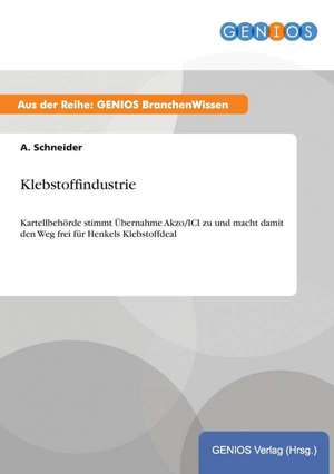 Klebstoffindustrie de A. Schneider