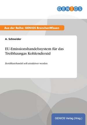 EU-Emissionshandelssystem für das Treibhausgas Kohlendioxid de A. Schneider