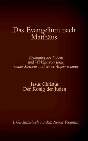 Das Evangelium nach Matthäus de Antonia Katharina Tessnow