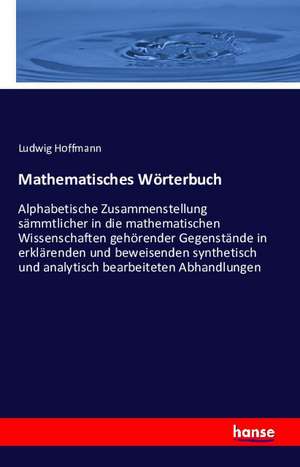 Mathematisches Wörterbuch de Ludwig Hoffmann