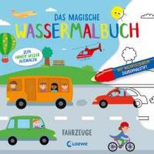 Das magische Wassermalbuch - Fahrzeuge