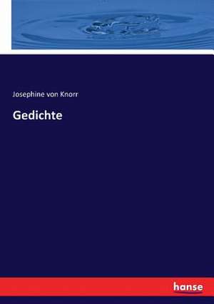 Gedichte de Josephine Von Knorr