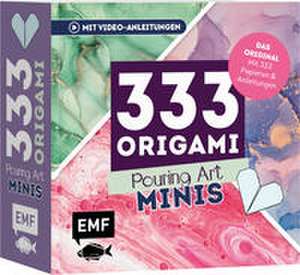 333 Origami Minis - Pouring Art - Dein dekorativer Wendeblock zum kreativen Falten & Notieren de Edition Michael Fischer