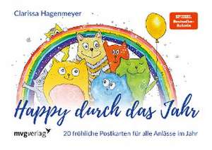 Happy durch das Jahr: Postkarten de Clarissa Hagenmeyer