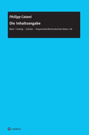 Die Inhaltsangabe de Philipp Catani