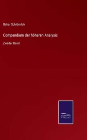 Compendium der höheren Analysis de Oskar Schlömilch