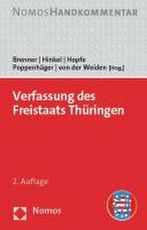 Verfassung des Freistaats Thüringen de Michael Brenner