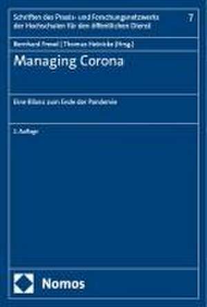 Managing Corona de Bernhard Frevel