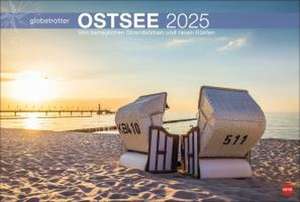 Ostsee Globetrotter Kalender 2025 - Von behaglichen Strandkörben und rauen Küsten de |Heye