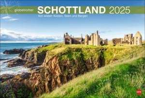 Schottland Globetrotter Kalender 2025 - Von wilden Küsten, Seen und Bergen de Heye