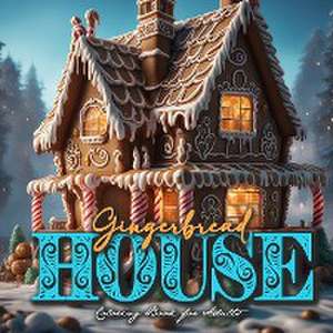 Gingerbread Houses Coloring Book for Adults de Monsoon Publishing