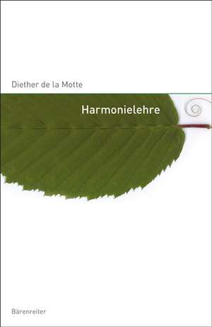 Harmonielehre de Dieter de La Motte