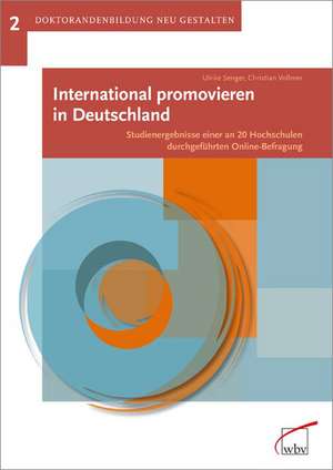 International promovieren in Deutschland de Christian Vollmer