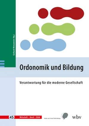 Ordonomik und Bildung de Gerhard Minnameier