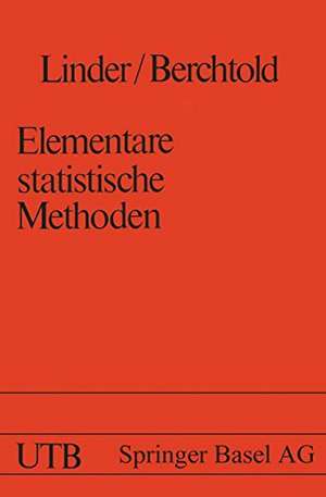 Elementare statistische Methoden de Linder