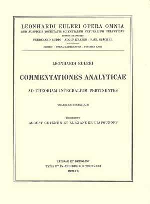 Commentationes analyticae ad theoriam integralium ellipticorum pertinentes 1st part de Leonhard Euler