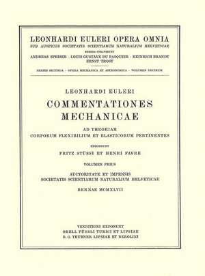 Commentationes mechanicae ad theoriam motus punctorum pertinentes 1st part de Leonhard Euler