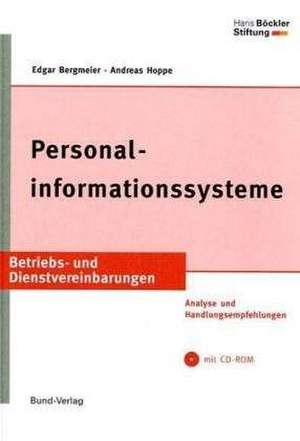 Personalinformationssysteme de Edgar Bergmeier