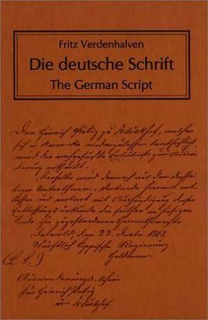 Die deutsche Schrift de Fritz Verdenhalven