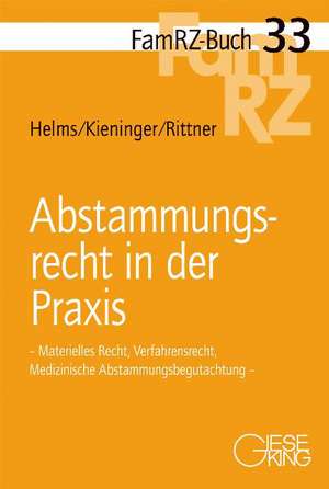 Abstammungsrecht in der Praxis de Tobias Helms