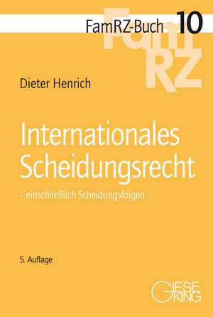 Internationales Scheidungsrecht de Dieter Henrich