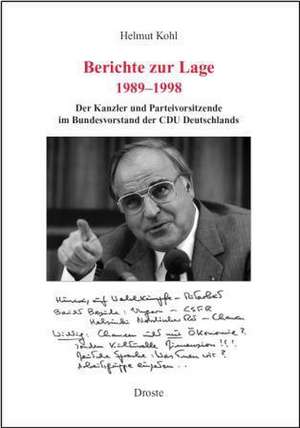 Berichte zur Lage 1989-1998 de Helmut Kohl