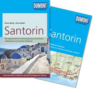 DuMont Reise-Taschenbuch Reiseführer Santorin de Klaus Bötig